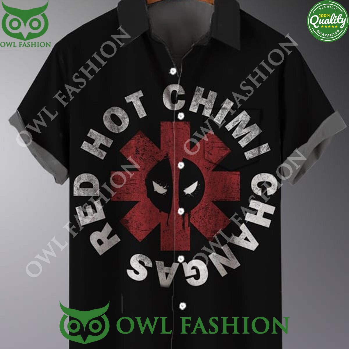 Red hot Chimi Changas Deadpool Spaceship Lapel - Adult & Kids T-Shirts, Sweatshirts & Hoodies apparel design preview 1