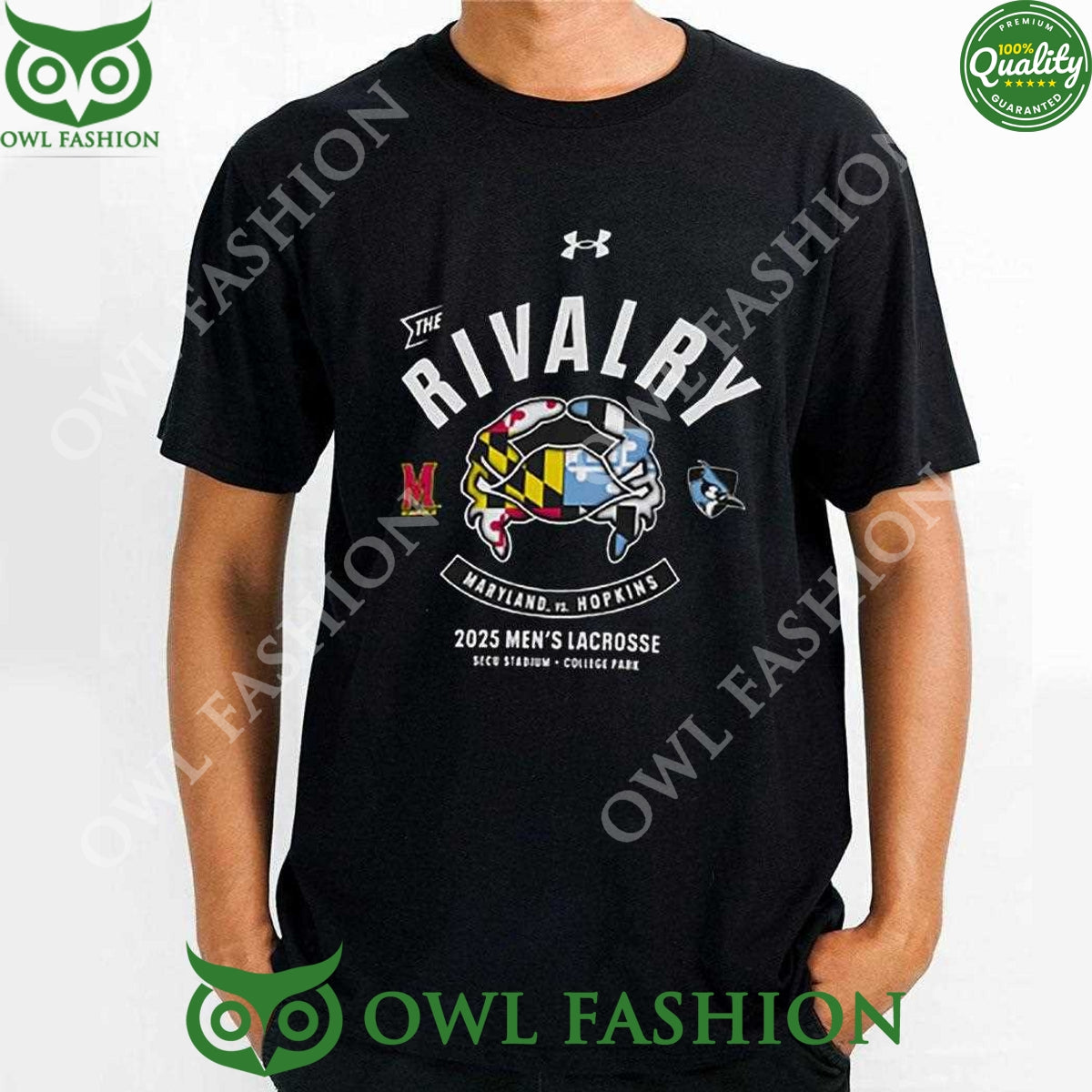 The Rivalry Maryland Terrapins Vs Johns Hopkins Blue - Adult & Kids T-Shirts, Sweatshirts & Hoodies apparel design preview 1