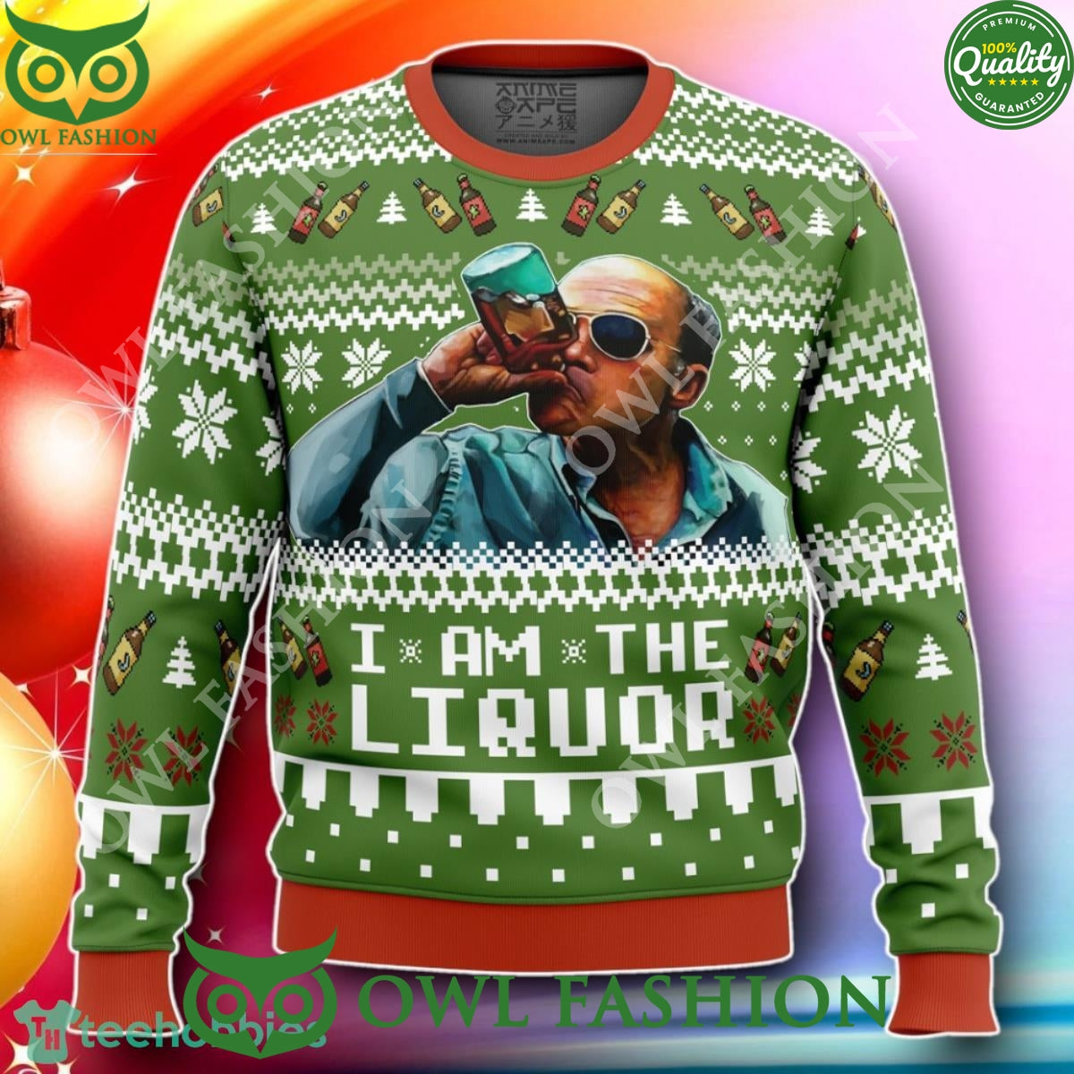 I Am The Liquor Trailer Park Boys Christmas Ugly - Adult & Kids T-Shirts, Sweatshirts & Hoodies apparel design preview 1