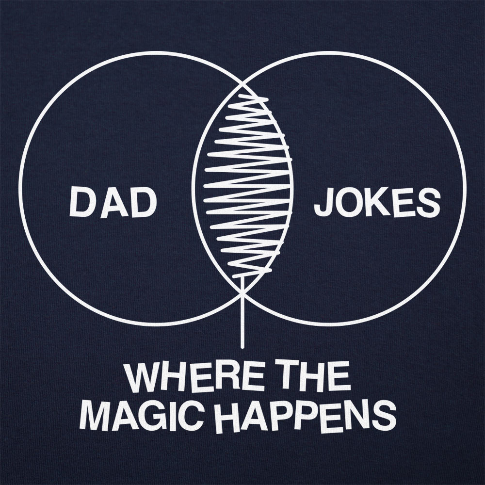 Dad Joke Magic - Adult & Kids T-Shirts, Sweatshirts & Hoodies apparel design preview 1