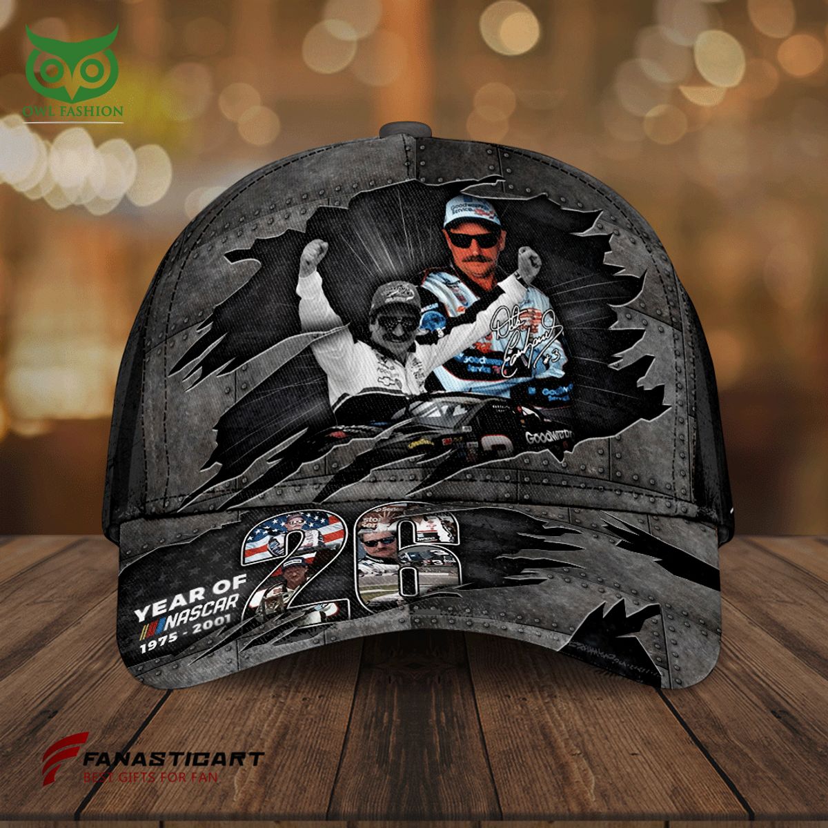 Dale Earnhardt Legend 26 Years Of Nascar Classic Hat - Adult & Kids T-Shirts, Sweatshirts & Hoodies apparel design preview 1