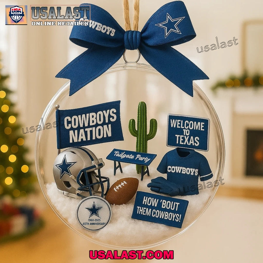 Dallas Cowboys Christmas Ornament 2025 - Adult & Kids T-Shirts, Sweatshirts & Hoodies apparel design preview 1
