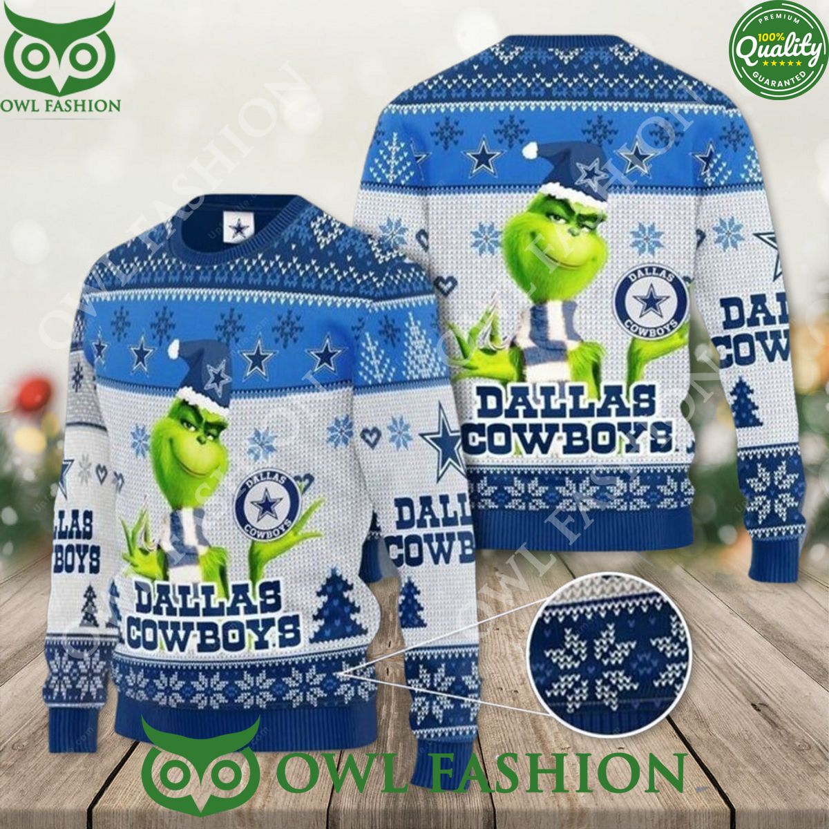 Dallas Cowboys Ugly Sweater Jumper - Adult & Kids T-Shirts, Sweatshirts & Hoodies apparel design preview 1