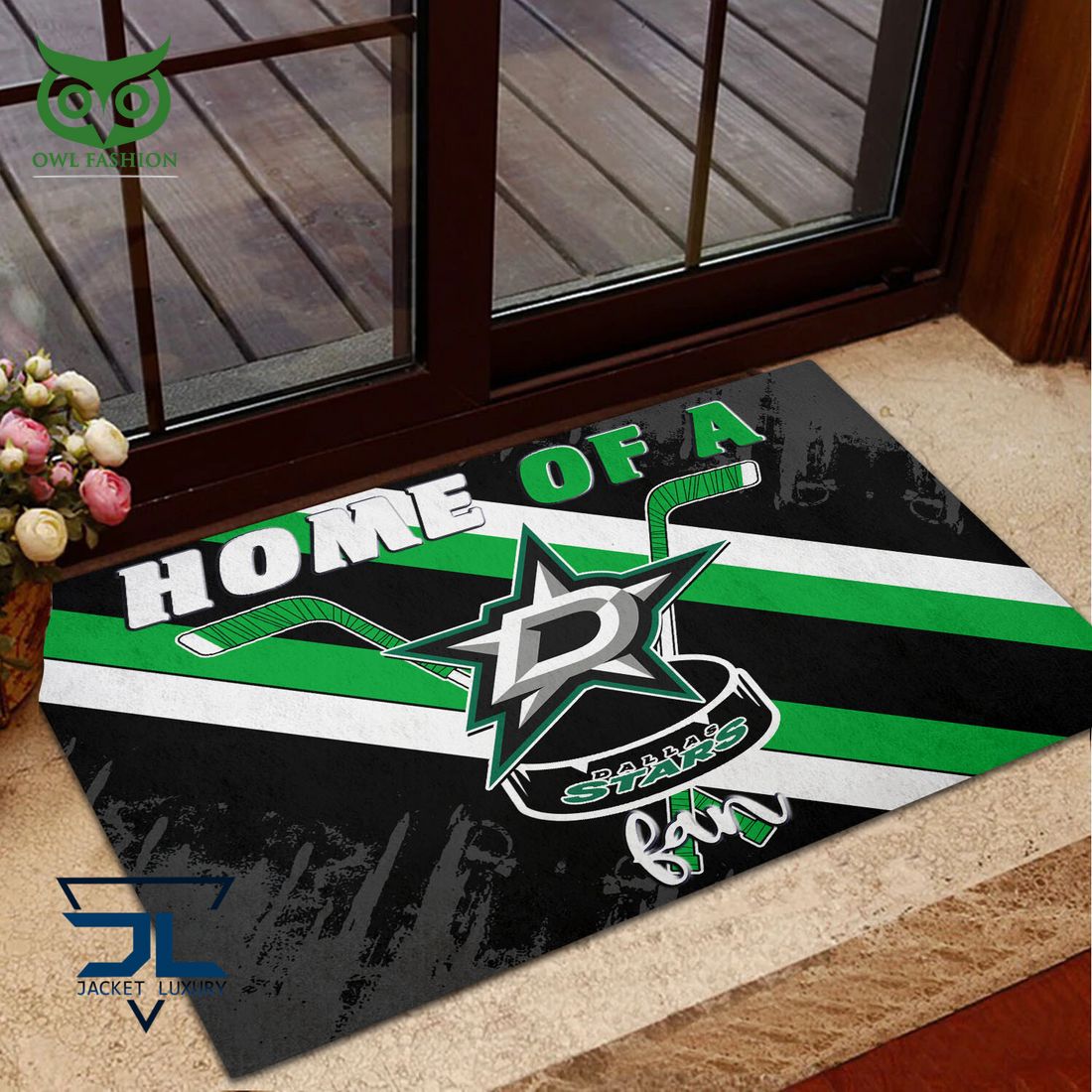 Dallas Stars NHL Team Doormat - Adult & Kids T-Shirts, Sweatshirts & Hoodies apparel design preview 1
