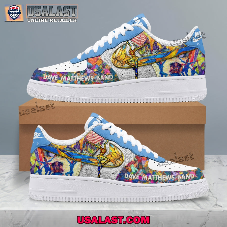 Dave Matthews Band Custom Air Force 1s Shoes - Adult & Kids T-Shirts, Sweatshirts & Hoodies apparel design preview 1