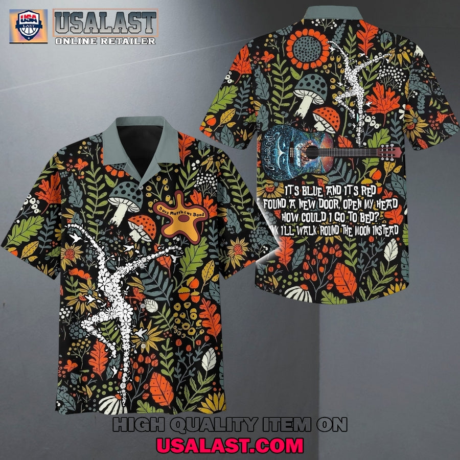 Dave Matthews Walk Around the Moon Hawaiian - Adult & Kids T-Shirts, Sweatshirts & Hoodies apparel design preview 1