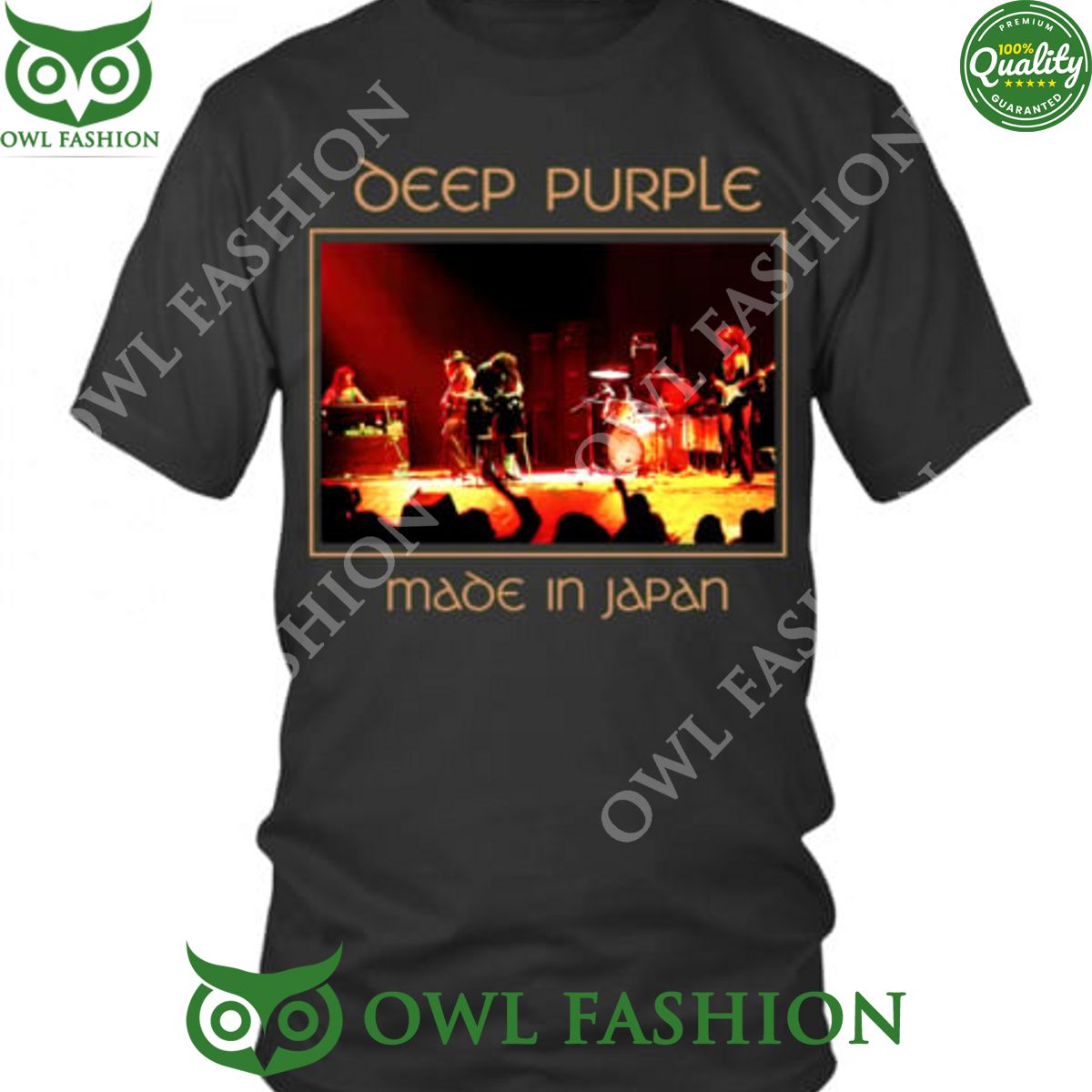 Deep Purple Made in Japan Album Rock Band - Adult & Kids T-Shirts, Sweatshirts & Hoodies apparel design preview 1