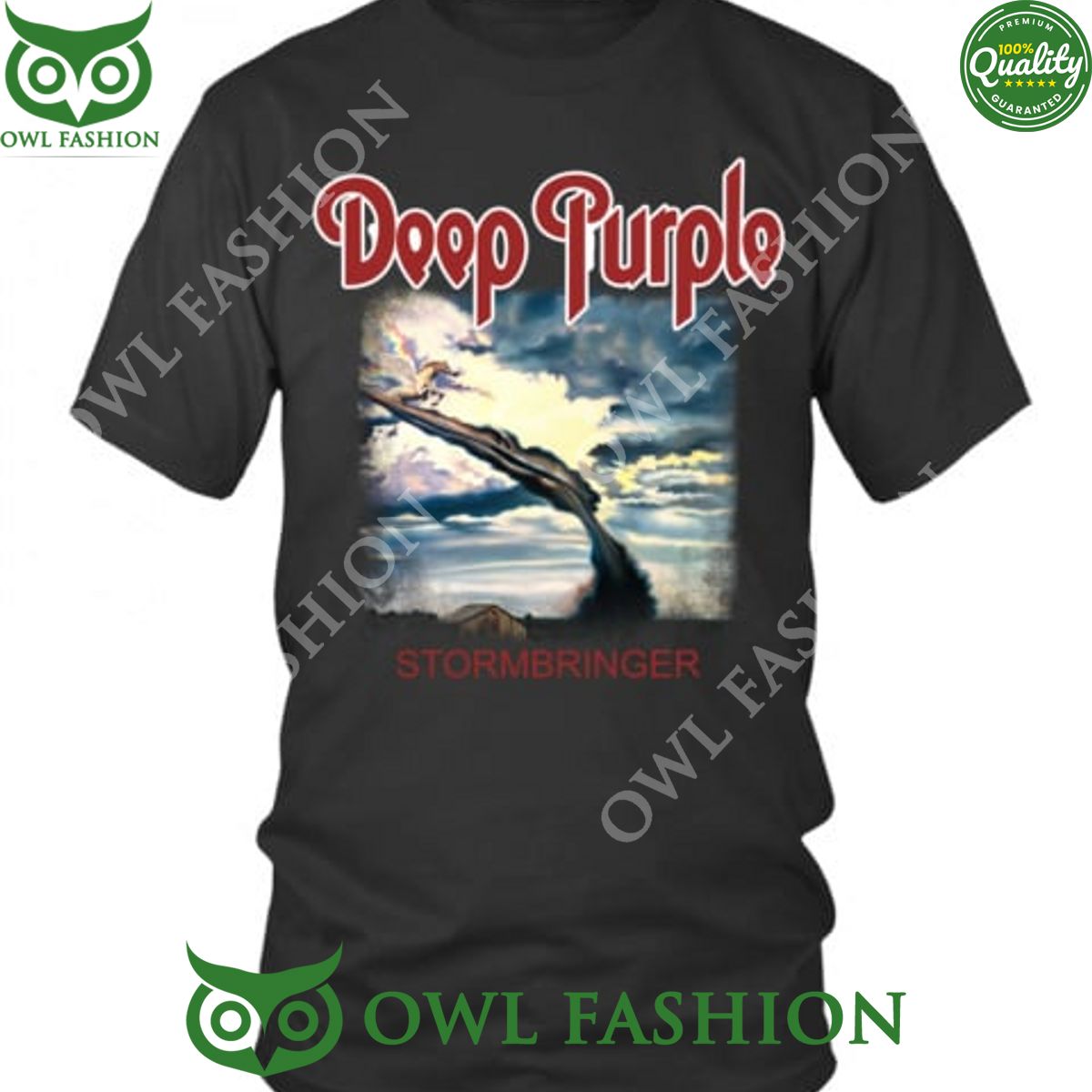 Deep Purple Stormbringer Rock Band Album - Adult & Kids T-Shirts, Sweatshirts & Hoodies apparel design preview 1
