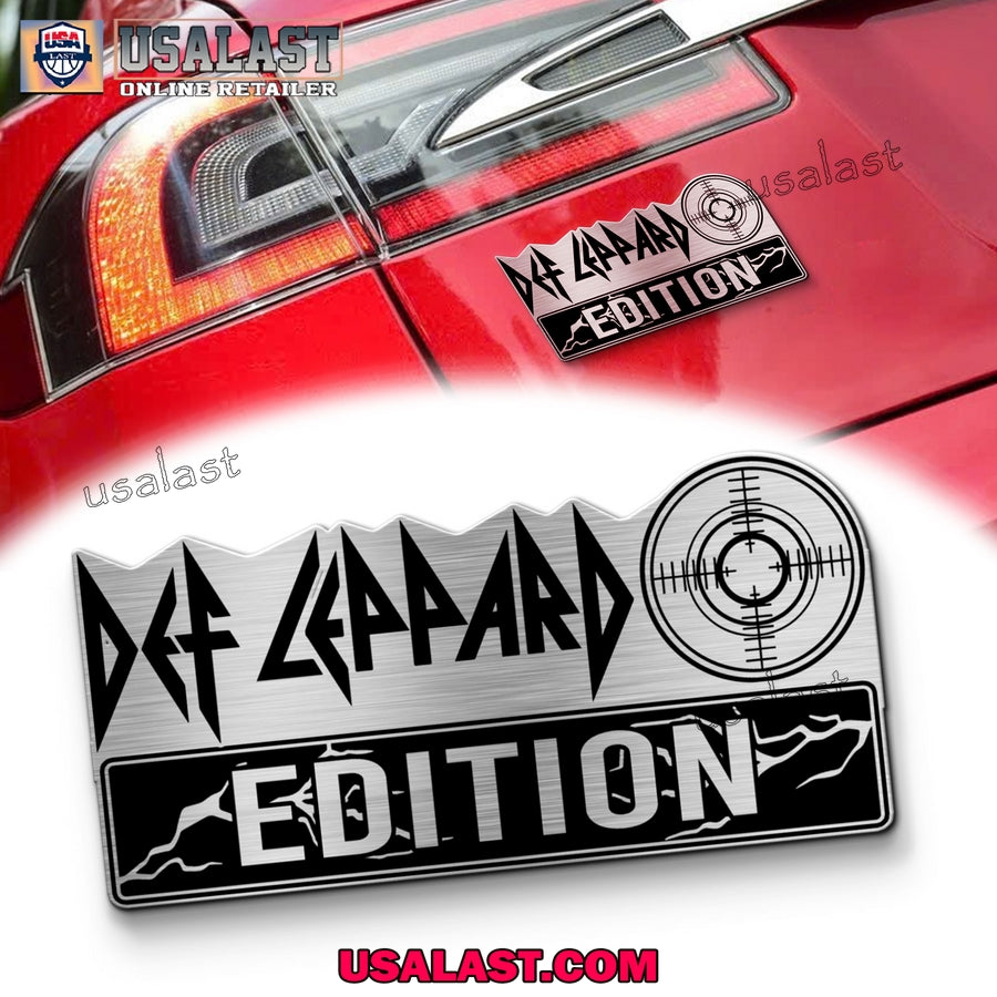 Def Leppard Edition 3D Engraved Car Name Emblem - Adult & Kids T-Shirts, Sweatshirts & Hoodies apparel design preview 1