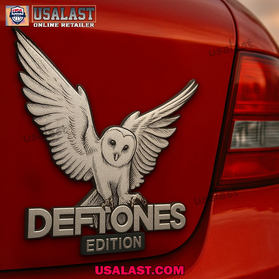 Deftones Custom 3D Car Badge Sticker - Adult & Kids T-Shirts, Sweatshirts & Hoodies apparel design preview 1