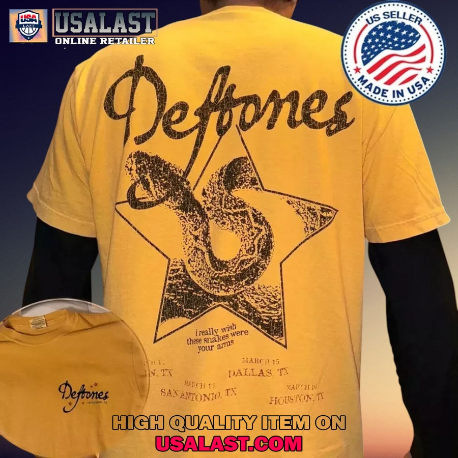 Deftones Texas Exclusive 2025 Tour - Adult & Kids T-Shirts, Sweatshirts & Hoodies apparel design preview 1