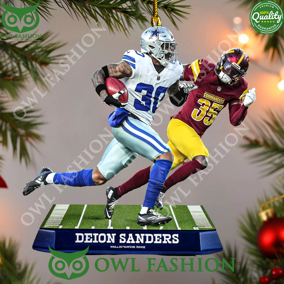 Deion Sanders of Dallas Cowboys play with Commanders - Adult & Kids T-Shirts, Sweatshirts & Hoodies apparel design preview 1