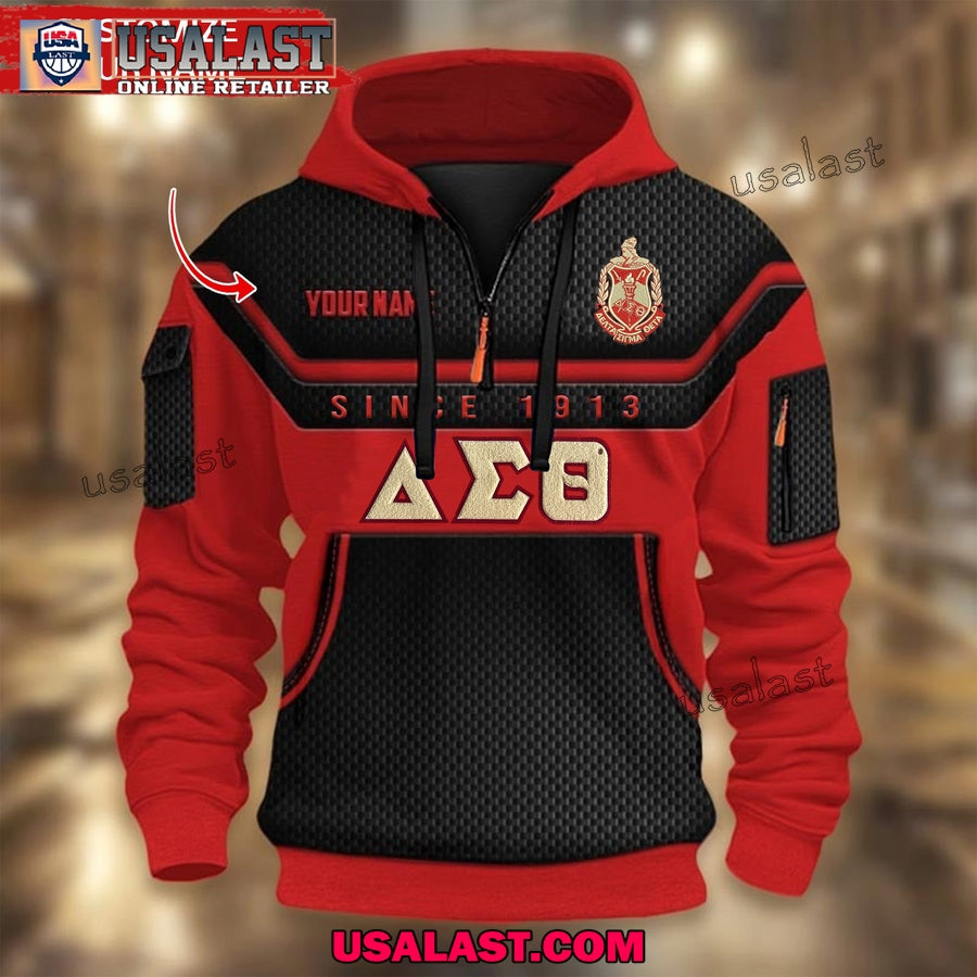 Delta Sigma Theta Fraternity Custom Name Heavy - Adult & Kids T-Shirts, Sweatshirts & Hoodies apparel design preview 1