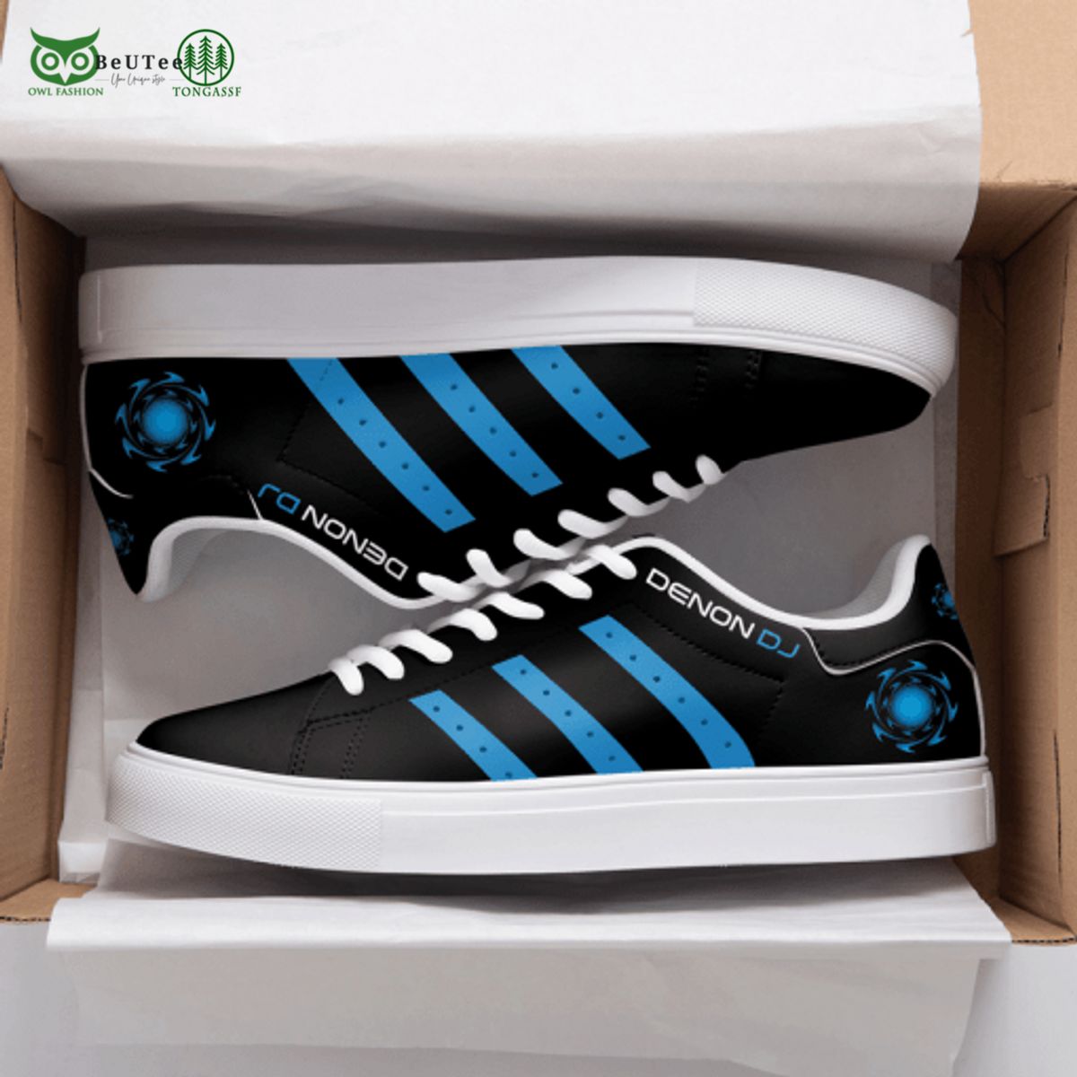 Denon Dj EDM Devices Band Blue Stan Smith Shoes - Adult & Kids T-Shirts, Sweatshirts & Hoodies apparel design preview 1