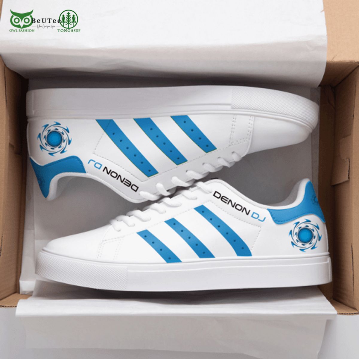 Denon Dj EDM Devices Band White Stan Smith Shoes - Adult & Kids T-Shirts, Sweatshirts & Hoodies apparel design preview 1
