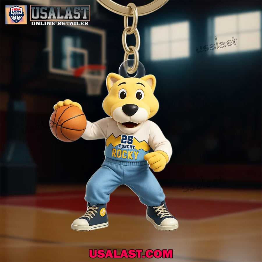 Denver Nuggets Mascot Custom Keychain, Hanging - Adult & Kids T-Shirts, Sweatshirts & Hoodies apparel design preview 1