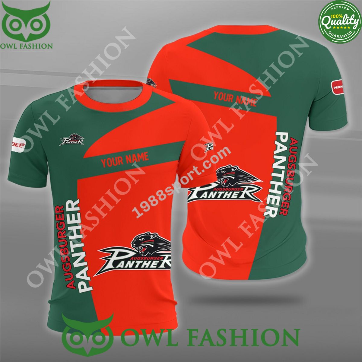 Deutsche Eishockey Liga Augsburger Panther Hockey - Adult & Kids T-Shirts, Sweatshirts & Hoodies apparel design preview 1
