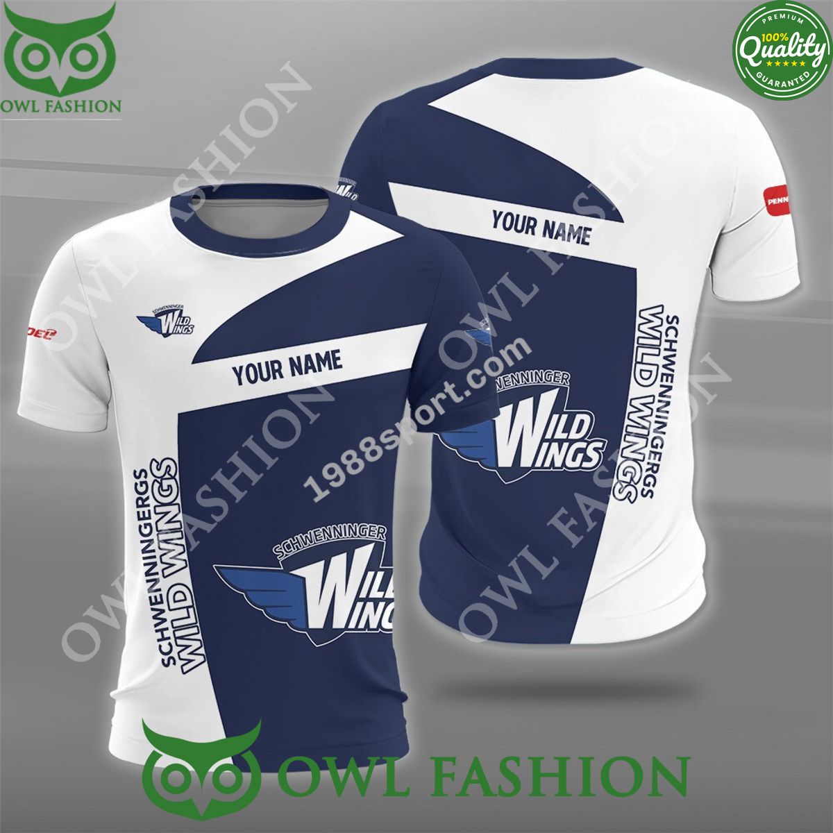 Deutsche Eishockey Liga Schwenninger Wild Wings - Adult & Kids T-Shirts, Sweatshirts & Hoodies apparel design preview 1