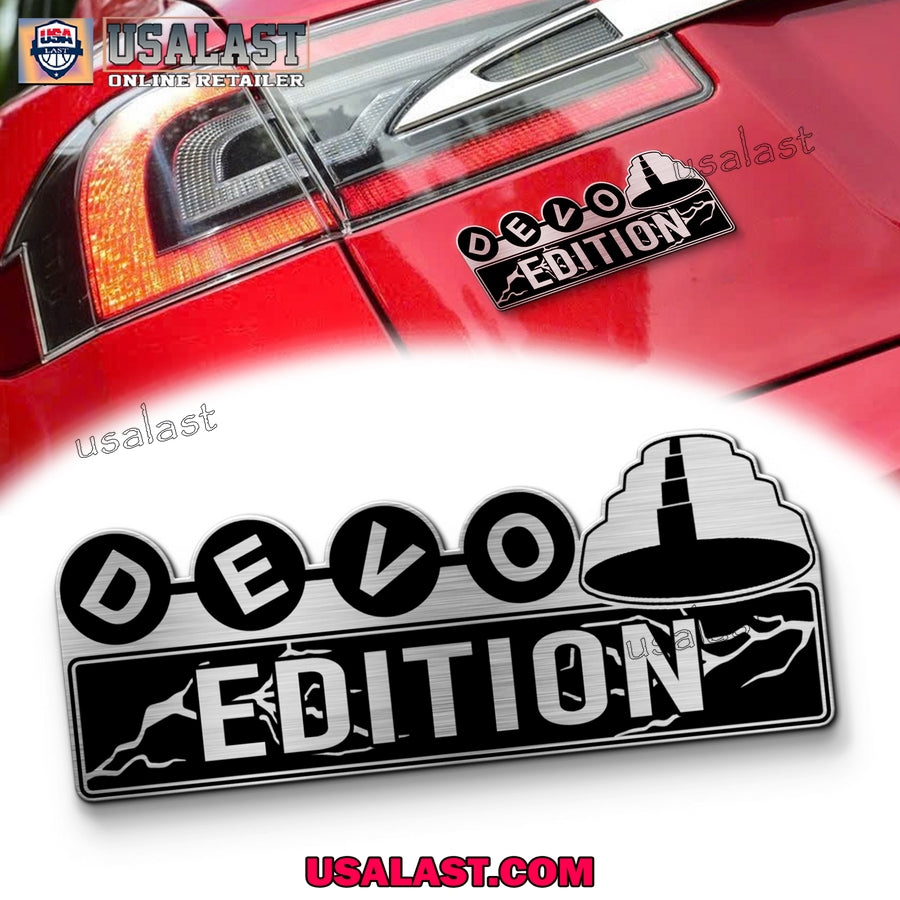 Devo Edition 3D Engraved Car Name Emblem - Adult & Kids T-Shirts, Sweatshirts & Hoodies apparel design preview 1