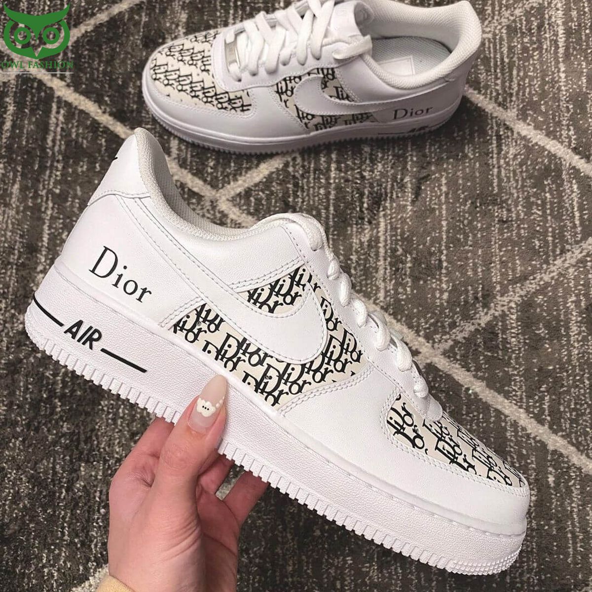 Dior Air Force 1 Custom - Adult & Kids T-Shirts, Sweatshirts & Hoodies apparel design preview 1