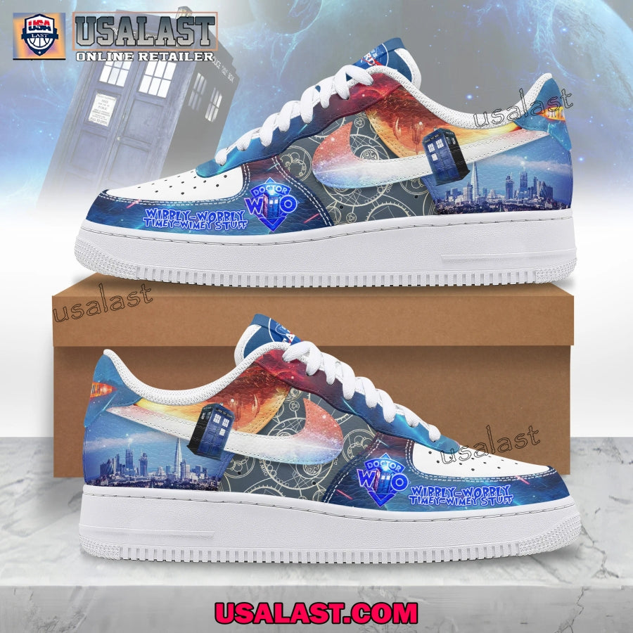 Doctor Who The Tardis Air Force Shoes - Adult & Kids T-Shirts, Sweatshirts & Hoodies apparel design preview 1