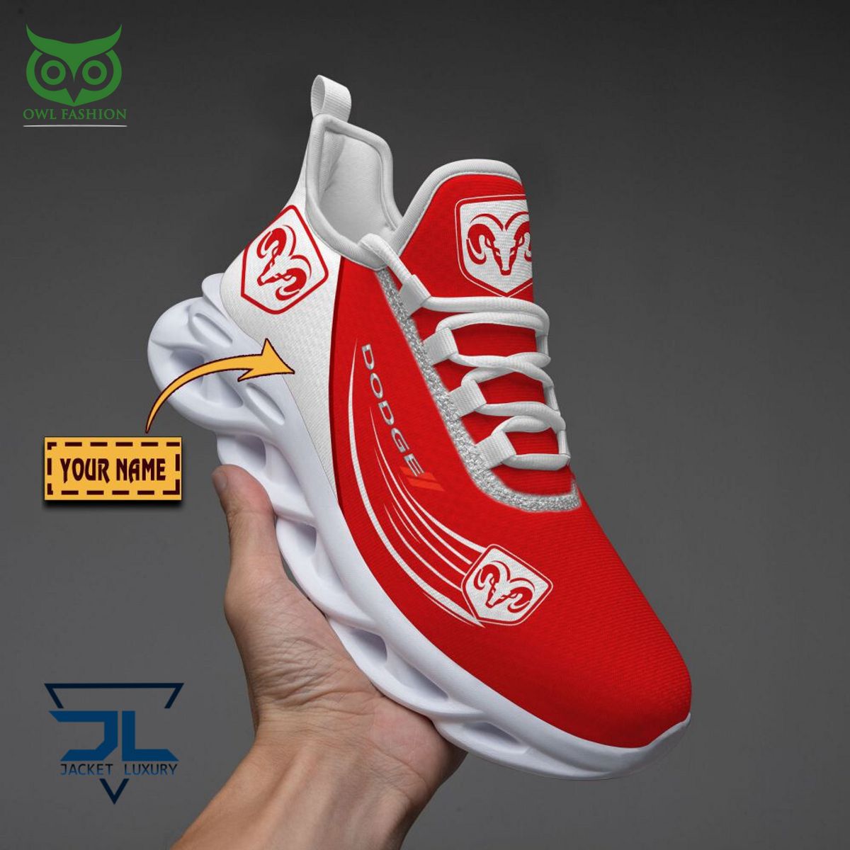 Dodge Car Brand Logo Personalized Max Soul Shoes - Adult & Kids T-Shirts, Sweatshirts & Hoodies apparel design preview 1