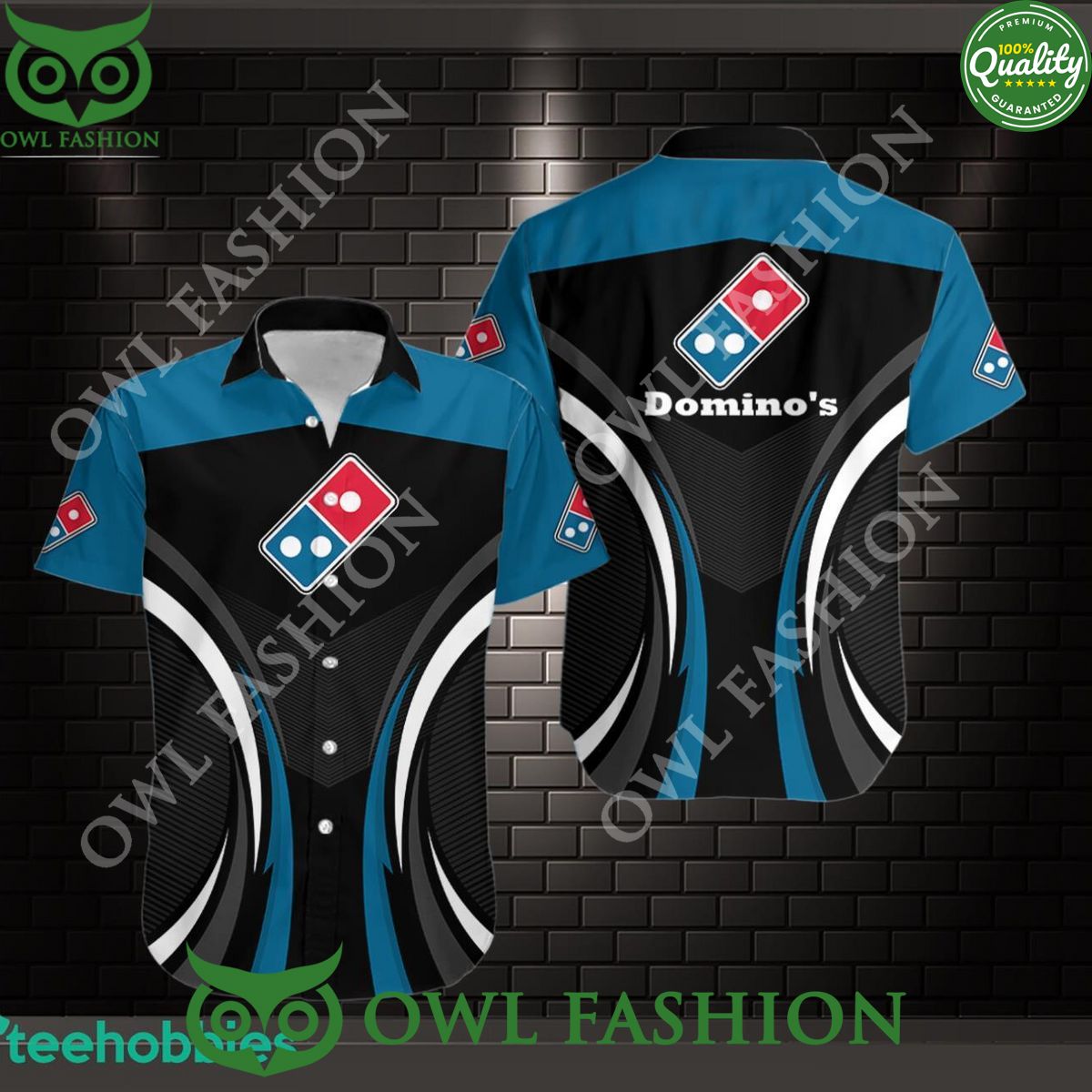 Domino's Pizza Unique Gift Staff Premium Hawaiian - Adult & Kids T-Shirts, Sweatshirts & Hoodies apparel design preview 1