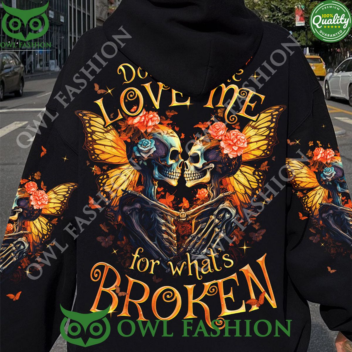 Don't Fix Me Skull Couple Limited 3D - Adult & Kids T-Shirts, Sweatshirts & Hoodies apparel design preview 1