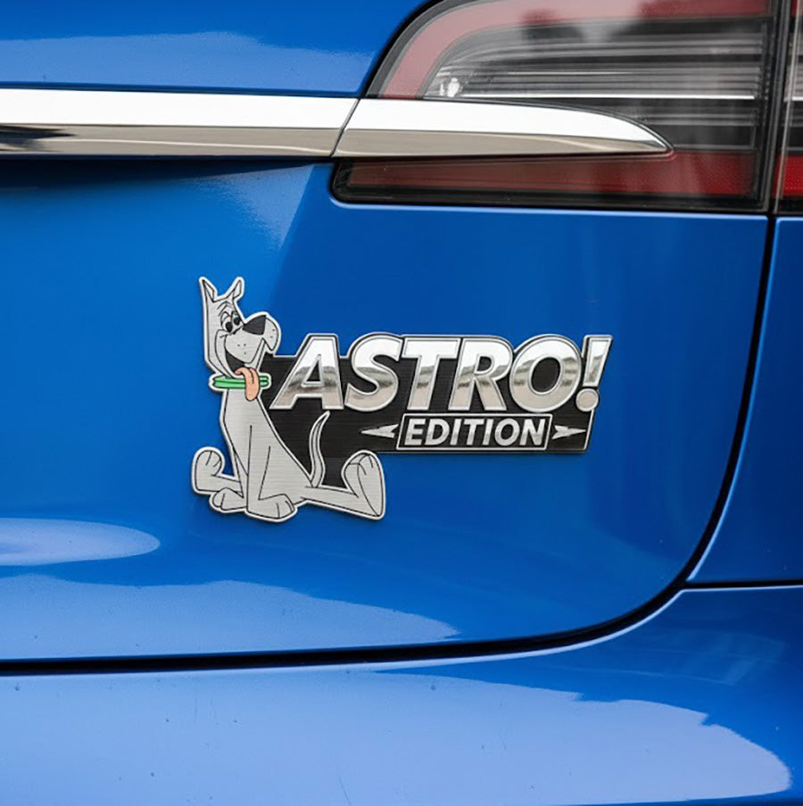 Astro from the Jetsons 3D Engraved Car Emblem Badge - Adult & Kids T-Shirts, Sweatshirts & Hoodies apparel design preview 1