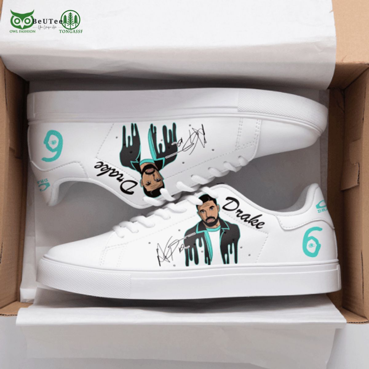 Drake Signature American Rapper Stan Smith Shoes - Adult & Kids T-Shirts, Sweatshirts & Hoodies apparel design preview 1