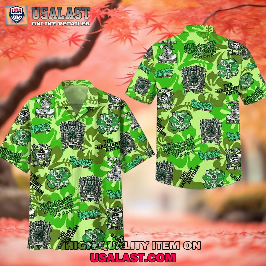 Dropkick Murphys The Gaslight Anthem Hawaiian - Adult & Kids T-Shirts, Sweatshirts & Hoodies apparel design preview 1
