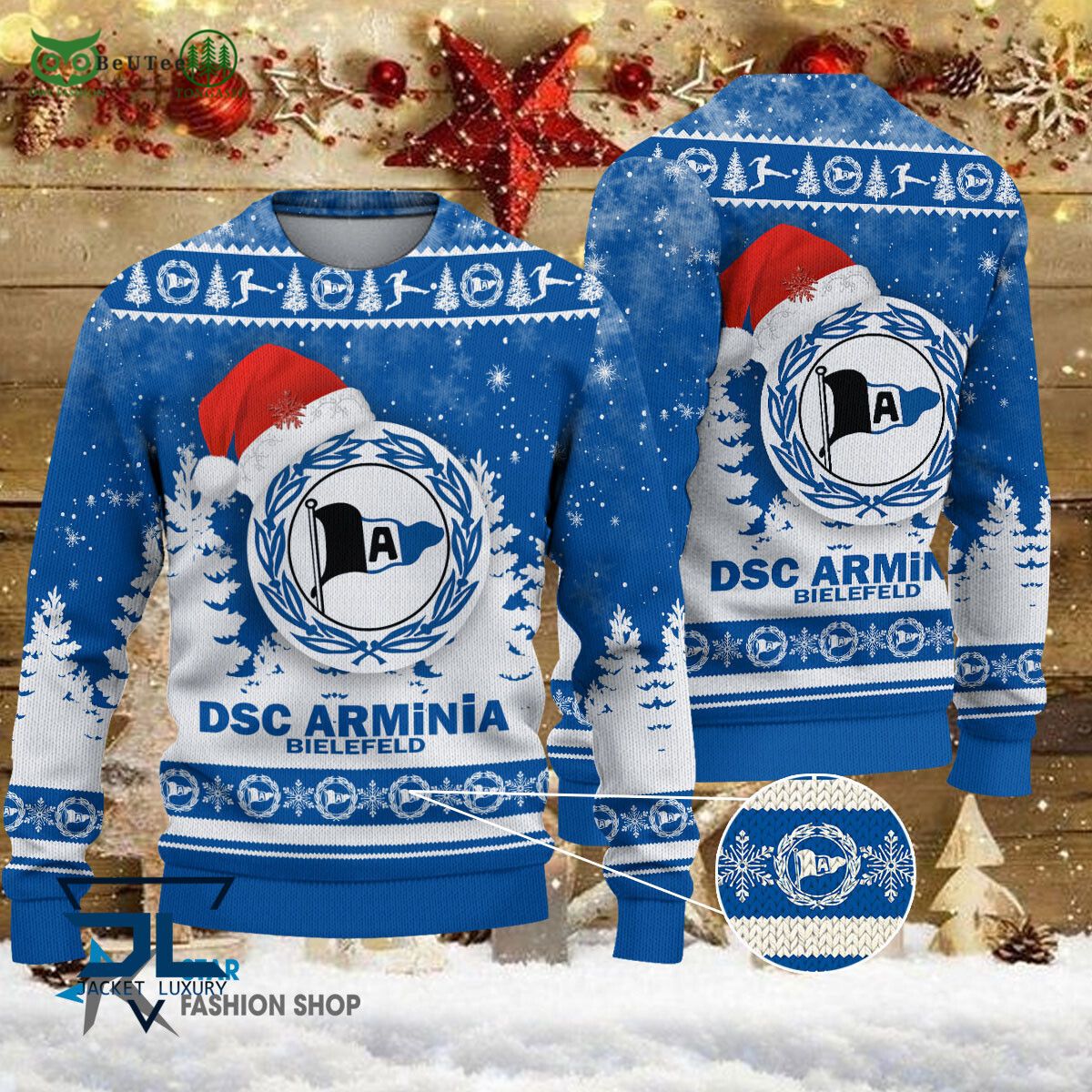 DSC Arminia Bielefeld Bundesliga Germany League Ugly - Adult & Kids T-Shirts, Sweatshirts & Hoodies apparel design preview 1