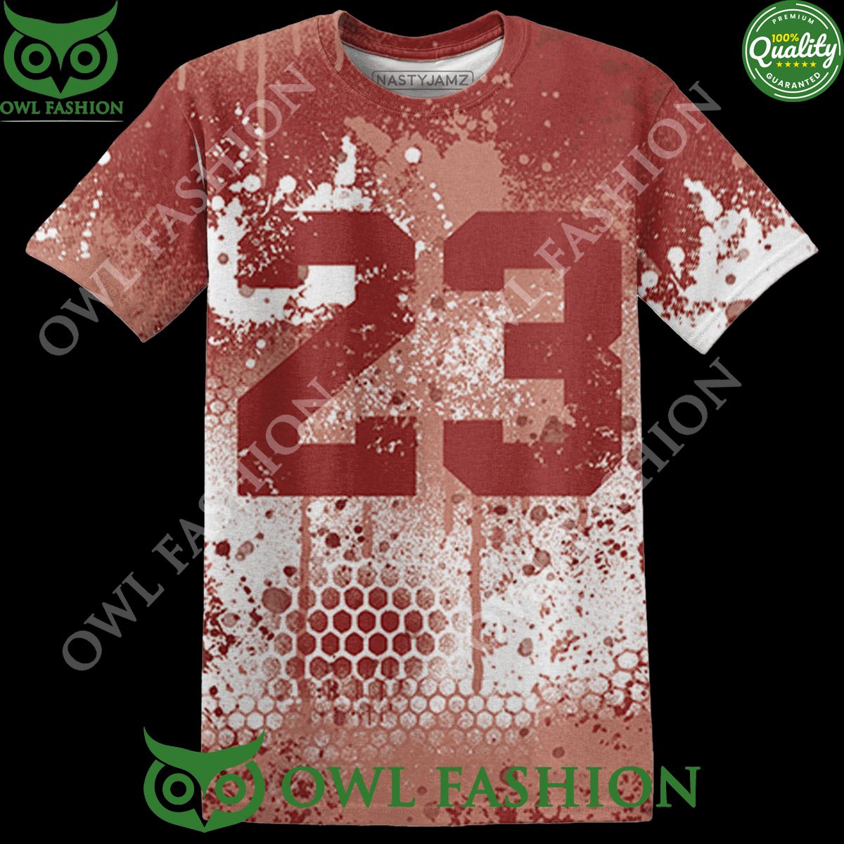 Dune Red 13s Match 23 Painted Graffiti - Adult & Kids T-Shirts, Sweatshirts & Hoodies apparel design preview 1