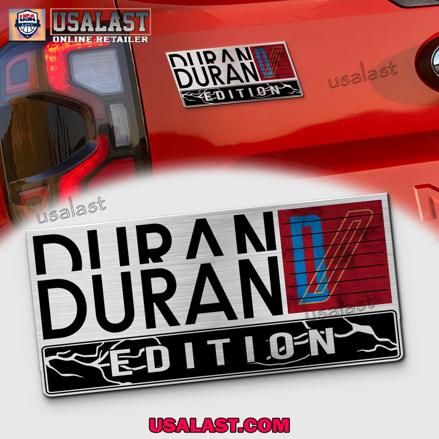 Duran Edition 3D Engraved Car Emblem - Adult & Kids T-Shirts, Sweatshirts & Hoodies apparel design preview 1