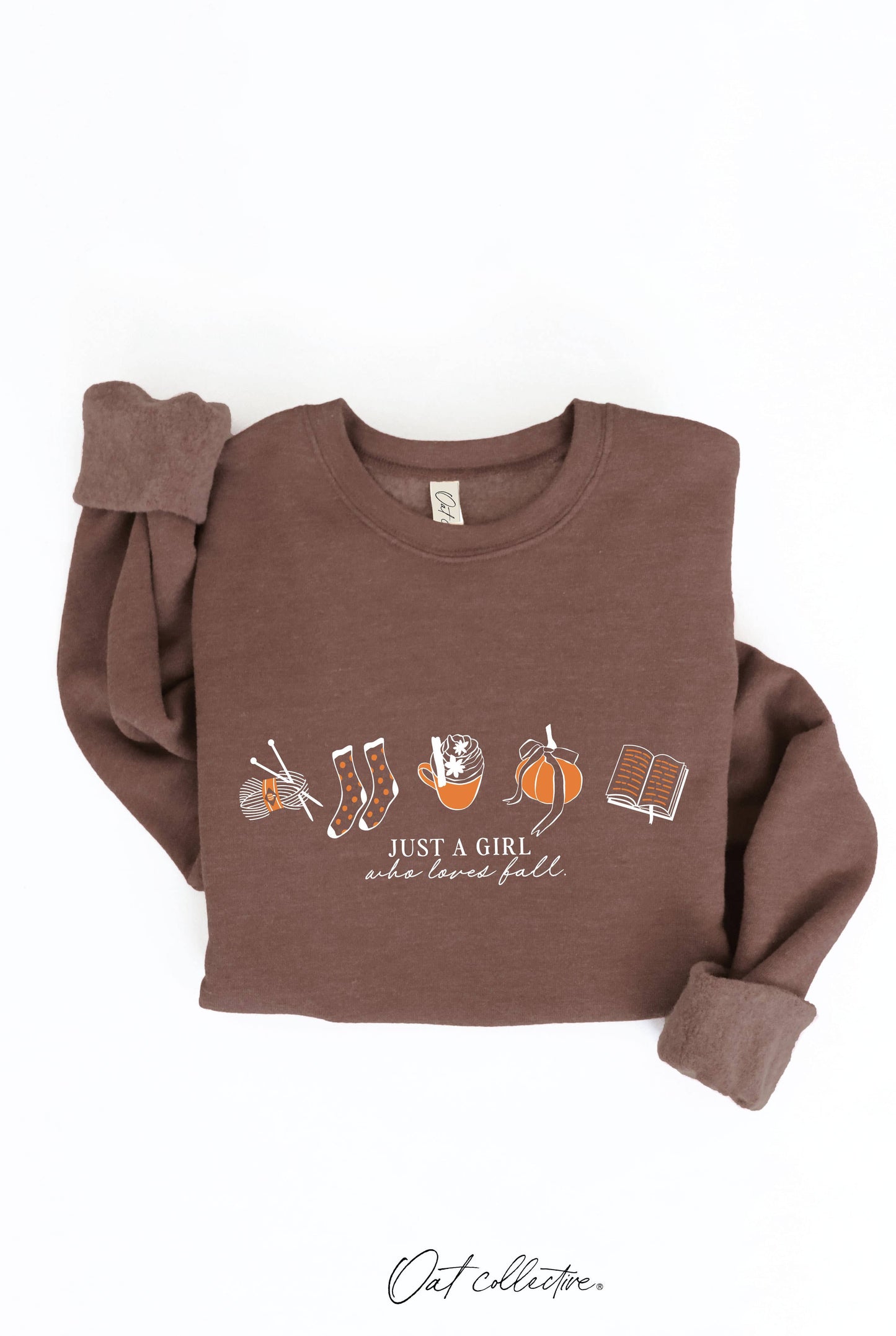 Just A Girl Who Loves Fall Graphic - Adult & Kids T-Shirts, Sweatshirts & Hoodies apparel design preview 1