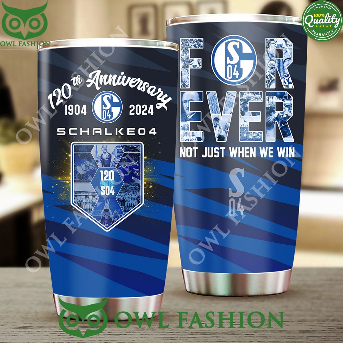 Schalke 04 120th Anniversary Forever Not Just When We - Adult & Kids T-Shirts, Sweatshirts & Hoodies apparel design preview 1