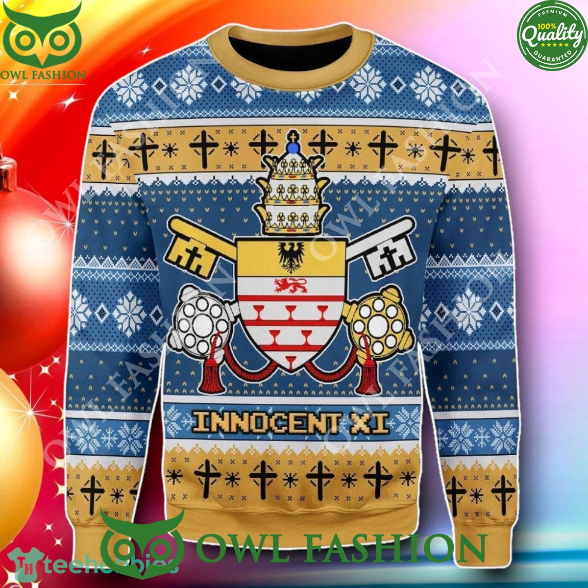 Innocent XI Coat Of Arms Christmas New Design 2024 - Adult & Kids T-Shirts, Sweatshirts & Hoodies apparel design preview 1