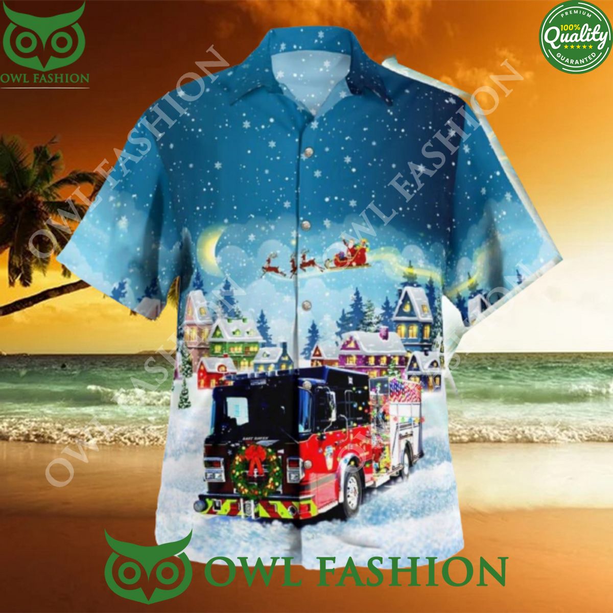 East Haven Connecticut Fire Department Christmas - Adult & Kids T-Shirts, Sweatshirts & Hoodies apparel design preview 1