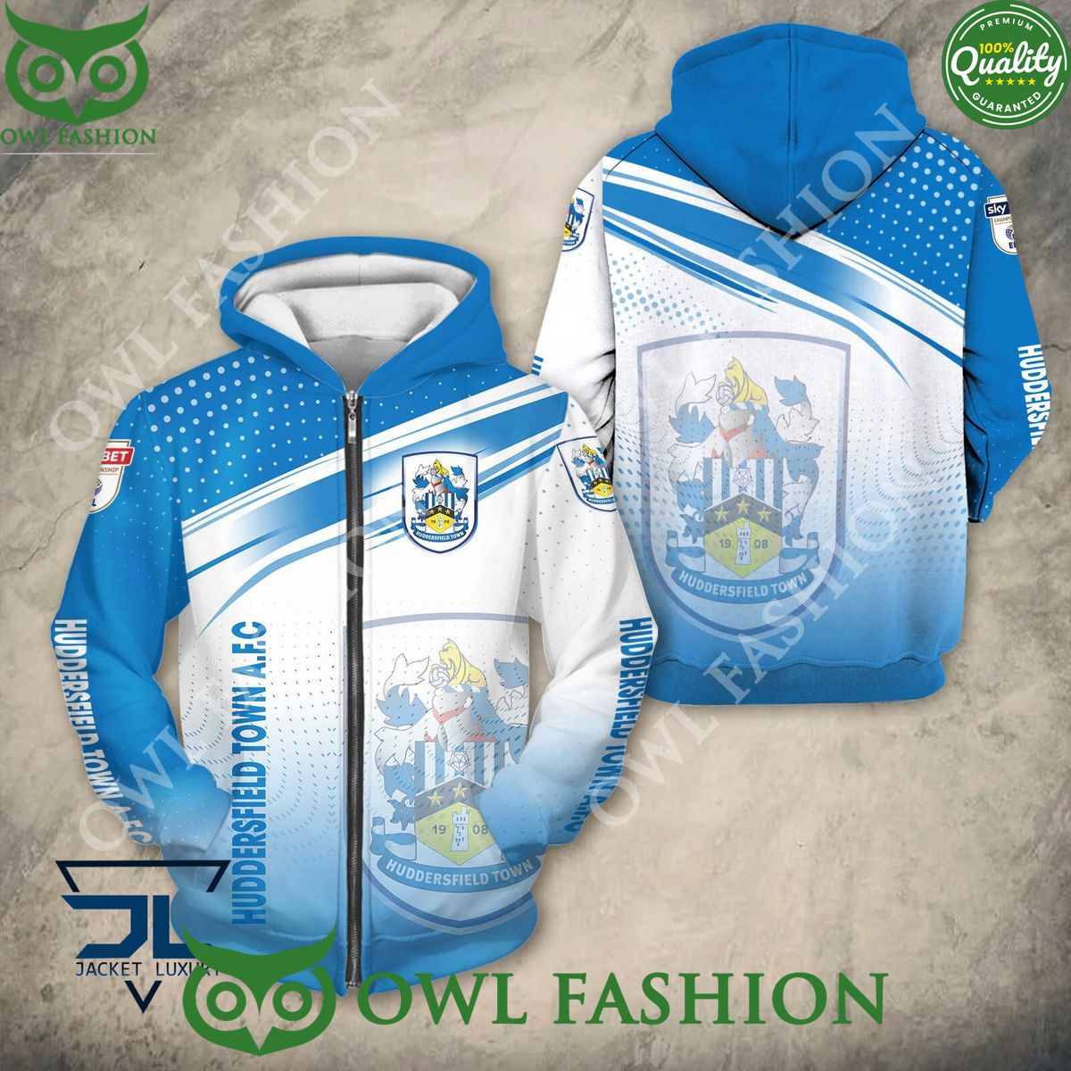 EFL Huddersfield Town A.F.C Football Team 3D - Adult & Kids T-Shirts, Sweatshirts & Hoodies apparel design preview 1