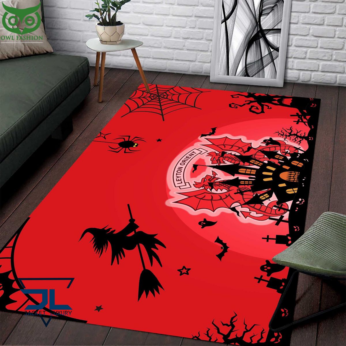 EFL Leyton Orient Halloween Carpet Rug - Adult & Kids T-Shirts, Sweatshirts & Hoodies apparel design preview 1