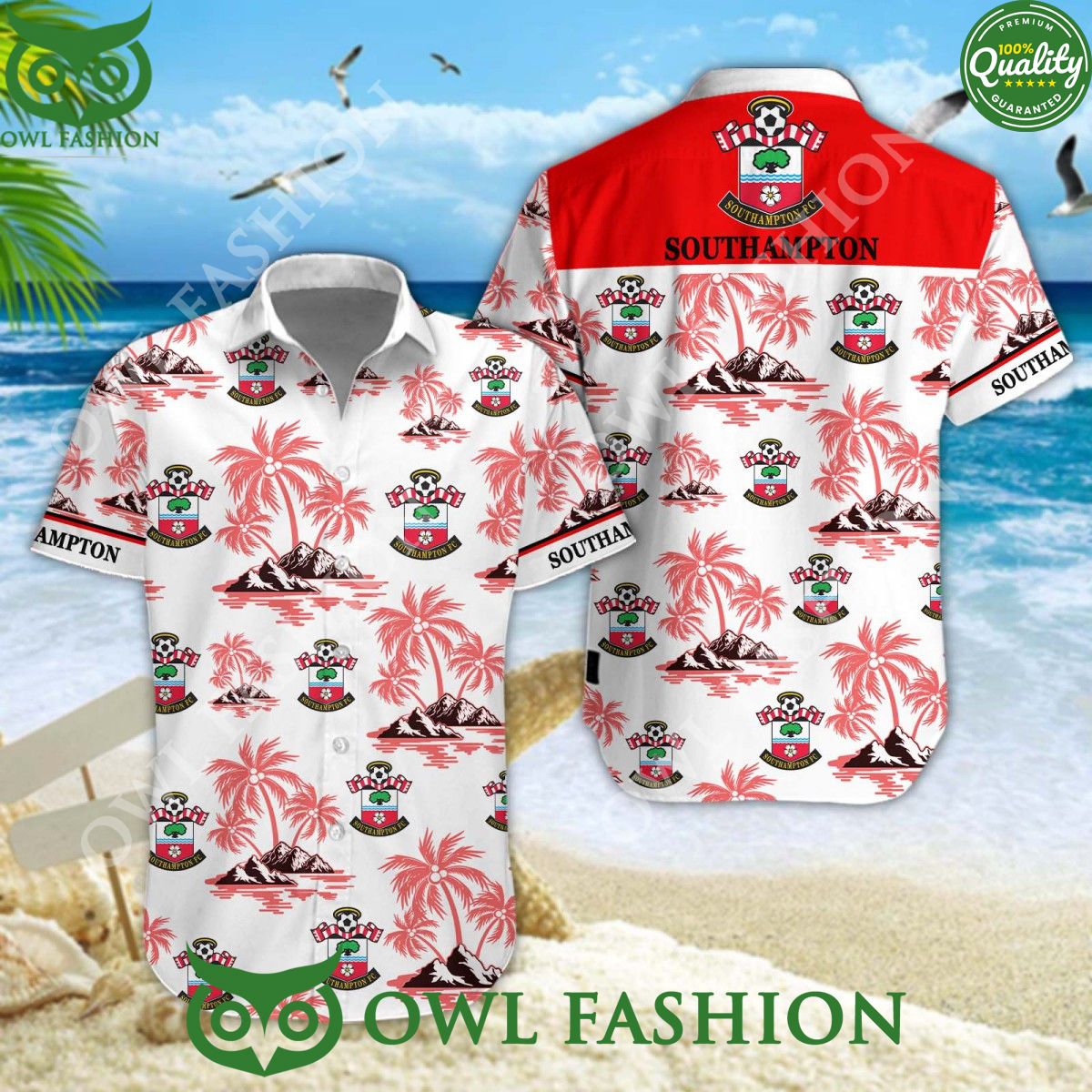EFL Southampton Football Champion Hawaiian Beach Vibe - Adult & Kids T-Shirts, Sweatshirts & Hoodies apparel design preview 1