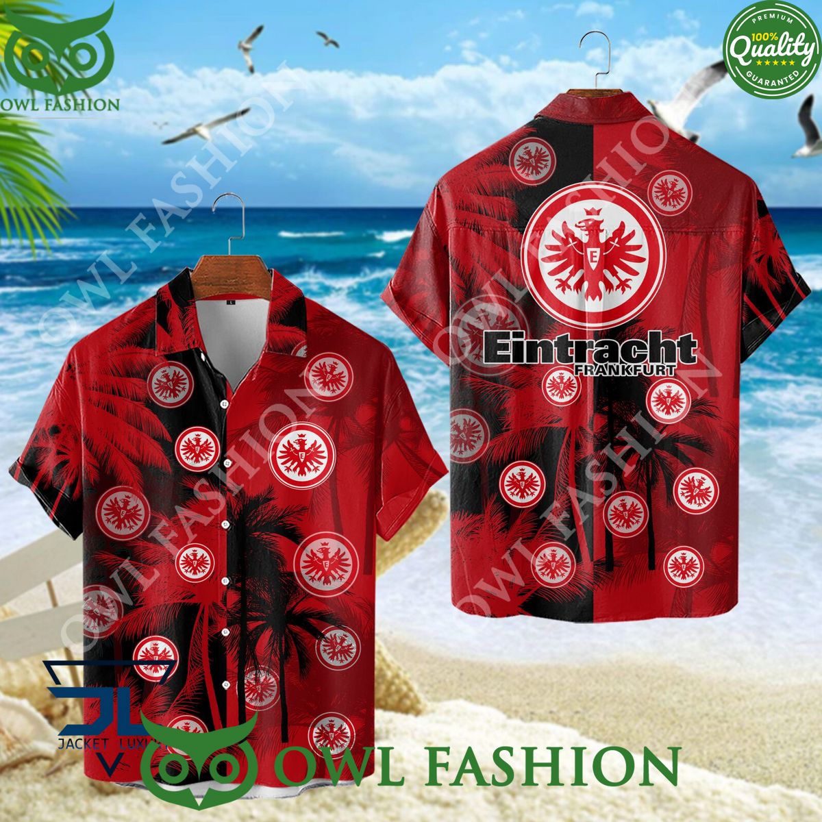 Eintracht Frankfurt Bundesliga Champion Tropical - Adult & Kids T-Shirts, Sweatshirts & Hoodies apparel design preview 1