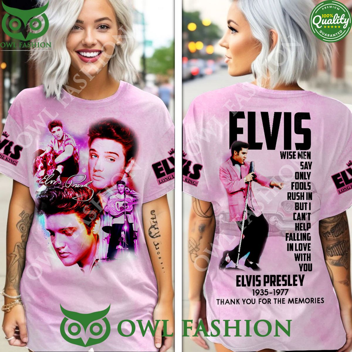 Elvis Presley American Singer 3D - Adult & Kids T-Shirts, Sweatshirts & Hoodies apparel design preview 1