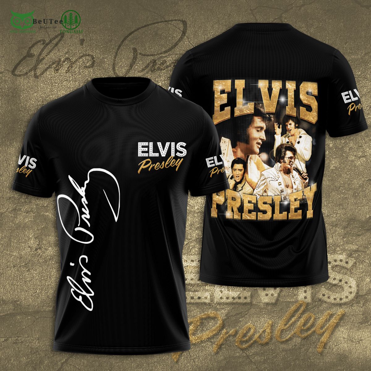 Elvis Presley If I Can Dream 3D Hawaiian - Adult & Kids T-Shirts, Sweatshirts & Hoodies apparel design preview 1