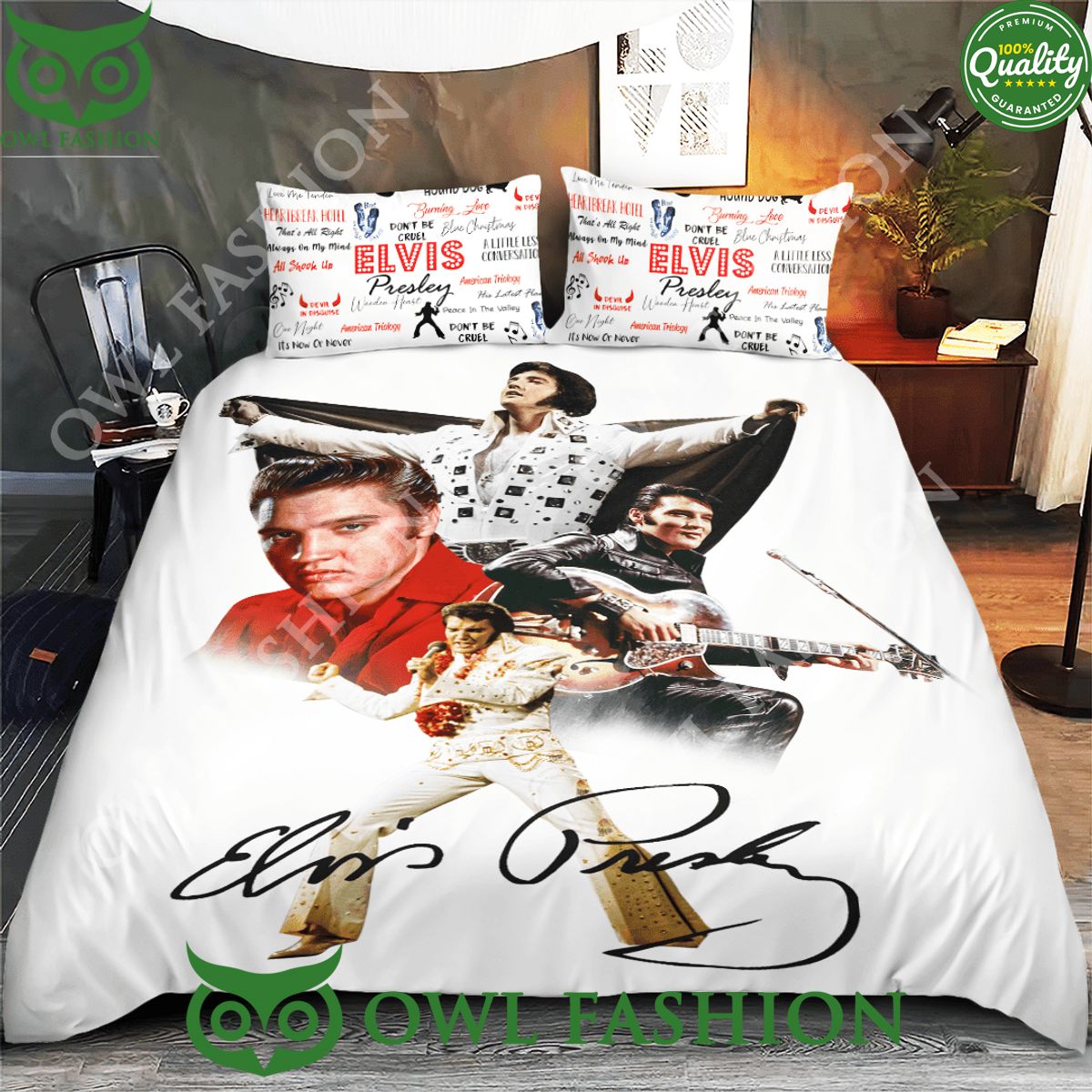 Elvis Presley Memories Bedding Set - Adult & Kids T-Shirts, Sweatshirts & Hoodies apparel design preview 1