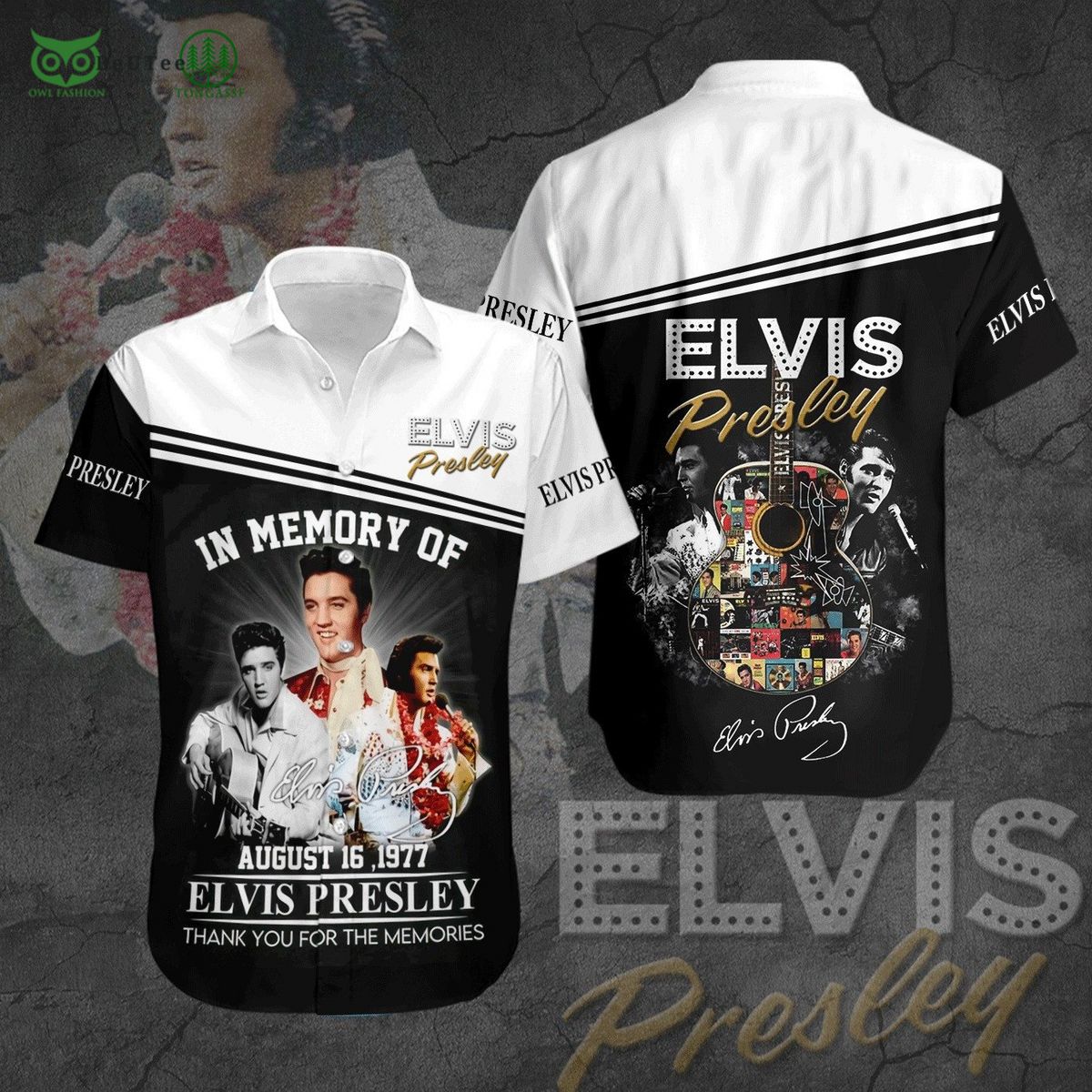 Elvis Presley Suspicious Minds Hawaiian - Adult & Kids T-Shirts, Sweatshirts & Hoodies apparel design preview 1