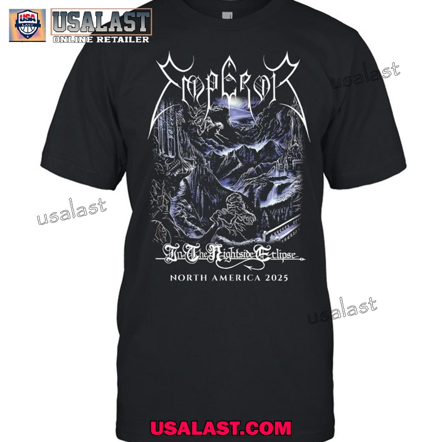 Emperor In The Nightside Eclipse North America 2025 - Adult & Kids T-Shirts, Sweatshirts & Hoodies apparel design preview 1