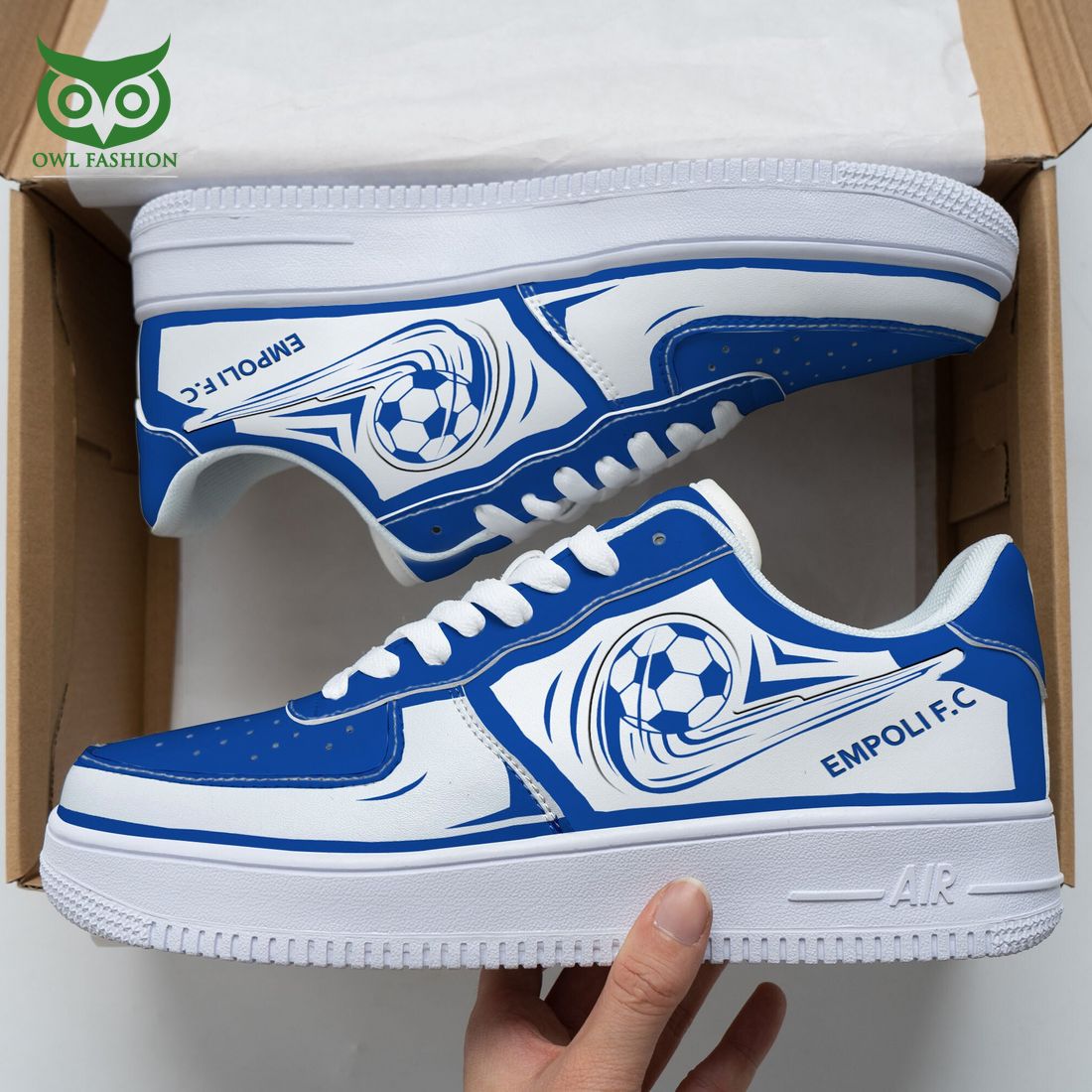 Empoli FC Serie A NAF Air Force 1 Shoes - Adult & Kids T-Shirts, Sweatshirts & Hoodies apparel design preview 1