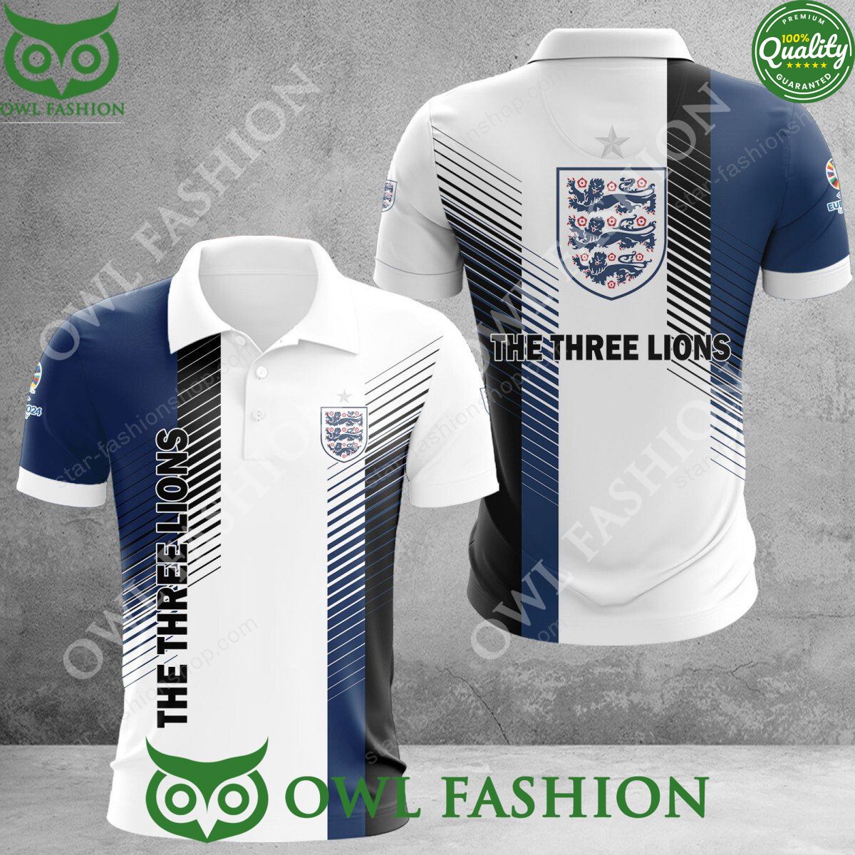England Euro 2024 Trending National Football Team - Adult & Kids T-Shirts, Sweatshirts & Hoodies apparel design preview 1