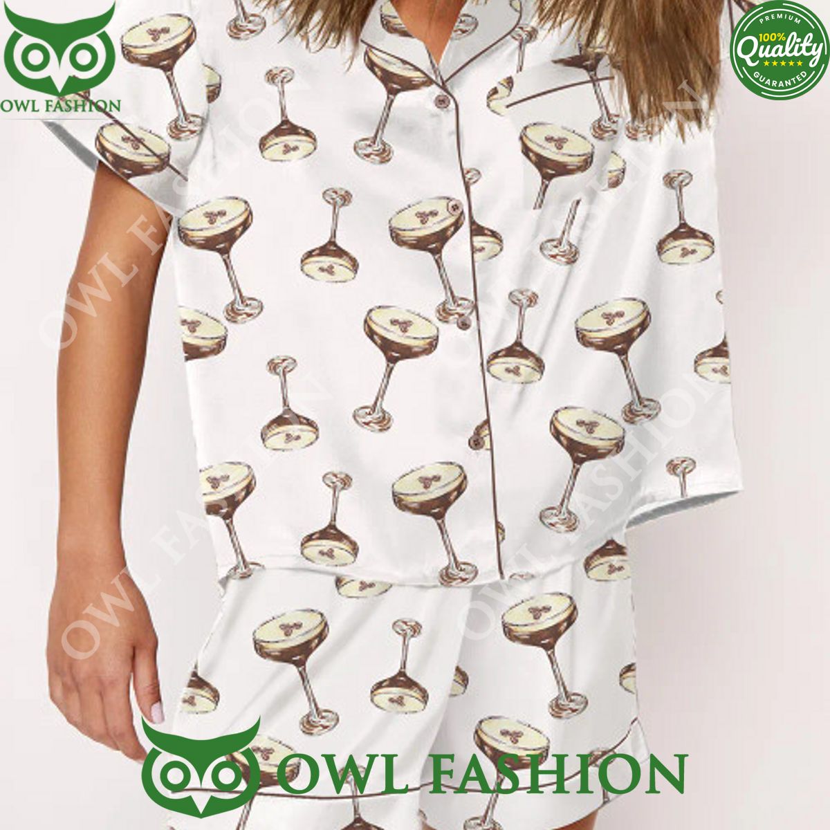 Espresso Martini Pajama Set - Adult & Kids T-Shirts, Sweatshirts & Hoodies apparel design preview 1